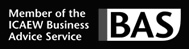 BAS logo - Member of the ICAEW Business Advice Service